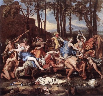 company of captain reinier reael known as themeagre company Painting - Triumph of Neptune classical painter Nicolas Poussin